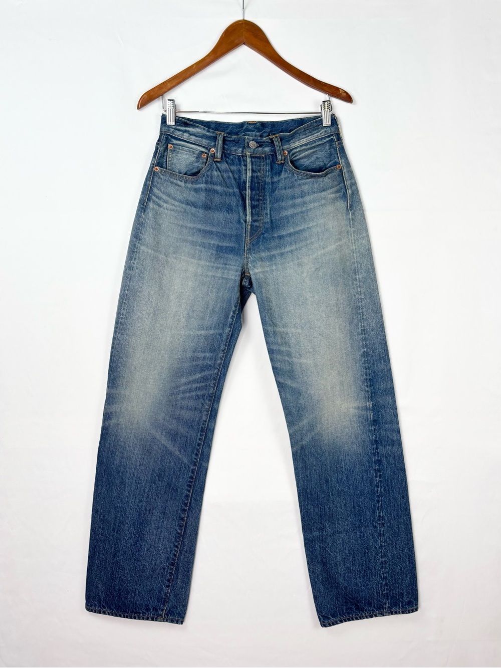 Buck Mason Loomstate Selvedge Original Jeans Women 12 OZ Medium Wash Denim
